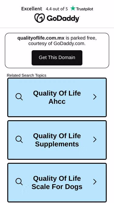 Screenshot of qualityoflife.com.mx