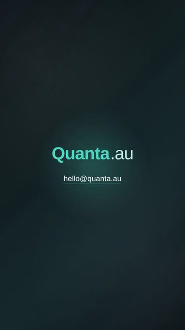 Screenshot of quanta.au