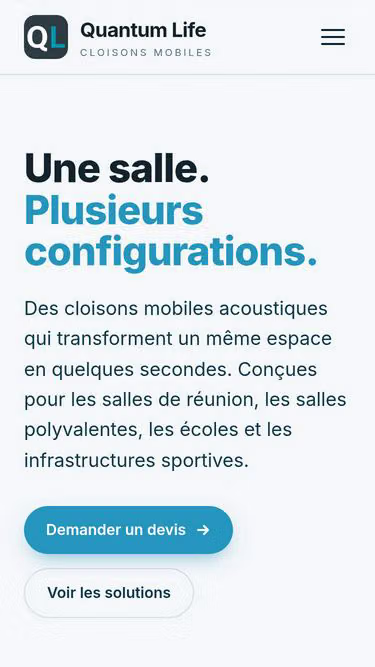 Screenshot of quantumlife.ch