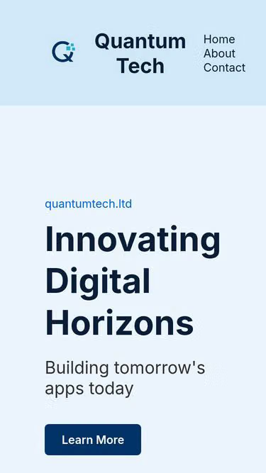Screenshot of quantumtech.ltd