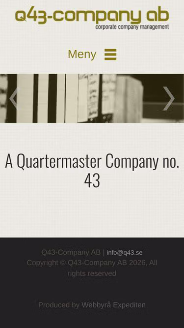 Screenshot of quartermaster.se