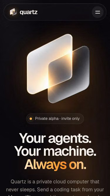 Screenshot of quartz.computer
