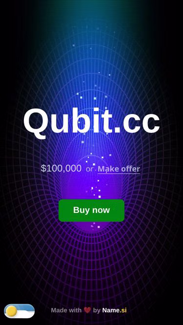 Screenshot of qubit.cc