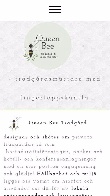 Screenshot of queenbee.nu