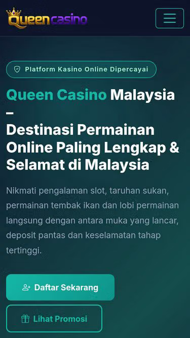 Screenshot of queencasino.vin