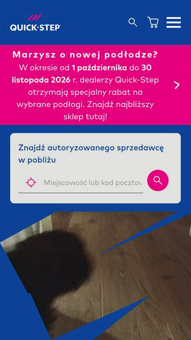 Screenshot of quick-step.com.pl