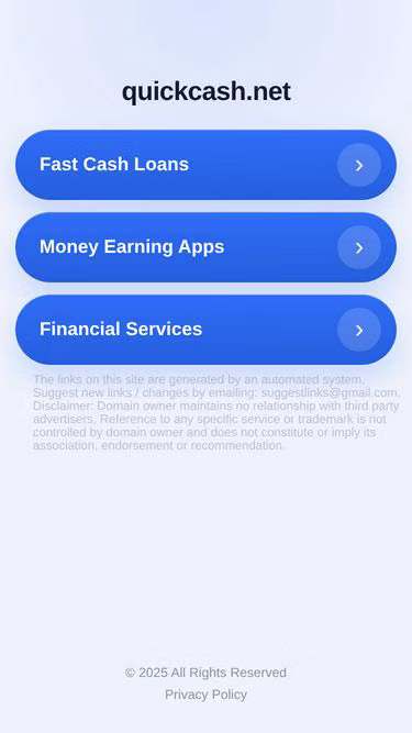Screenshot of quickcash.net