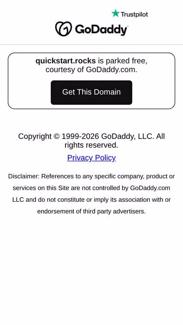 Screenshot of quickstart.rocks