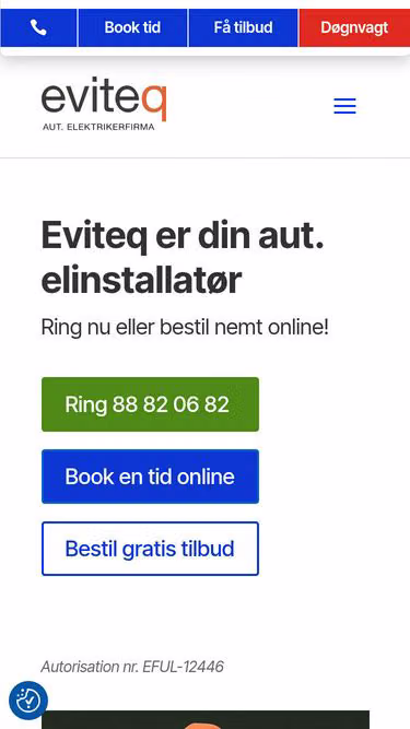 Screenshot of quicktech.dk