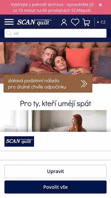 Screenshot of quilt.cz