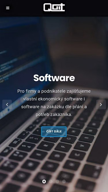 Screenshot of quit.cz