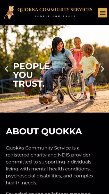 Screenshot of quokka.org.au