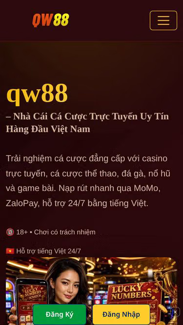 Screenshot of qw88.lat