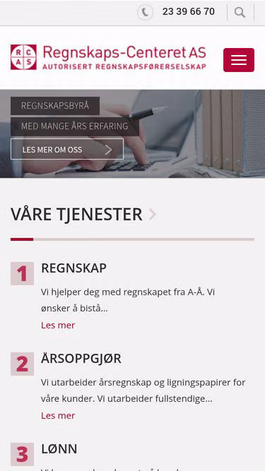 Screenshot of r-c.no