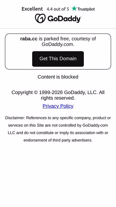 Screenshot of raba.cc