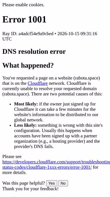 Screenshot of rabota.space