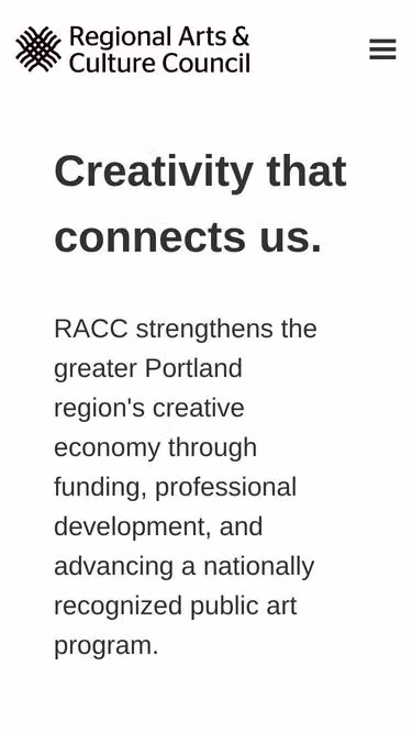 Screenshot of racc.org
