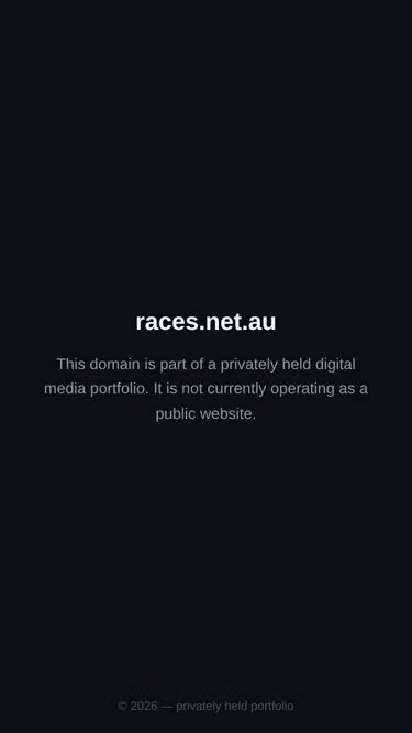 Screenshot of races.net.au