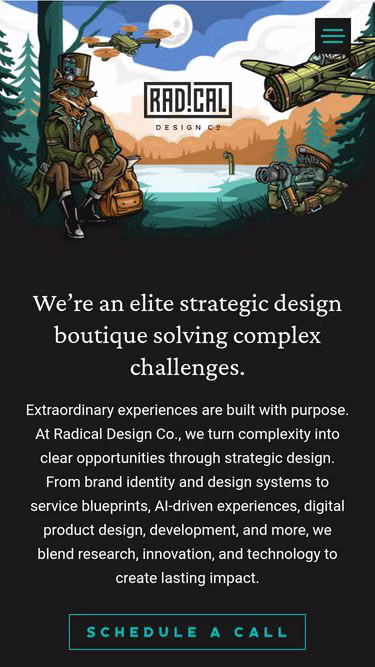 Screenshot of radicaldesign.biz