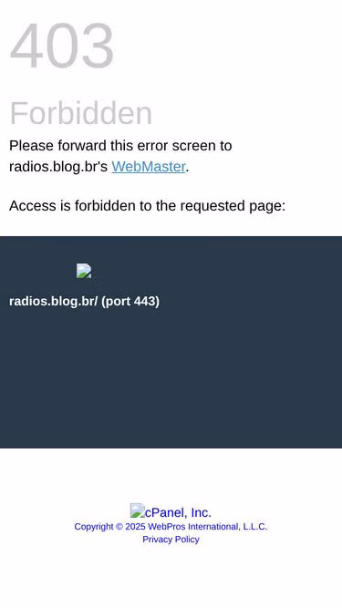 Screenshot of radios.blog.br