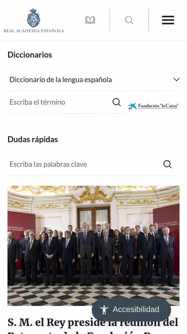 Screenshot of rae.es