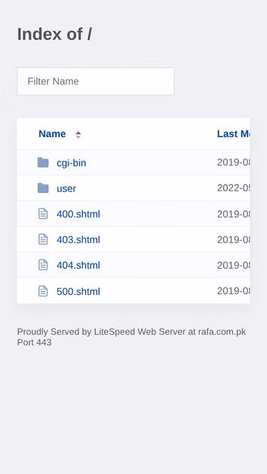 Screenshot of rafa.com.pk