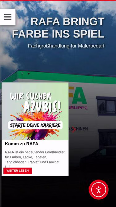 Screenshot of rafa.de