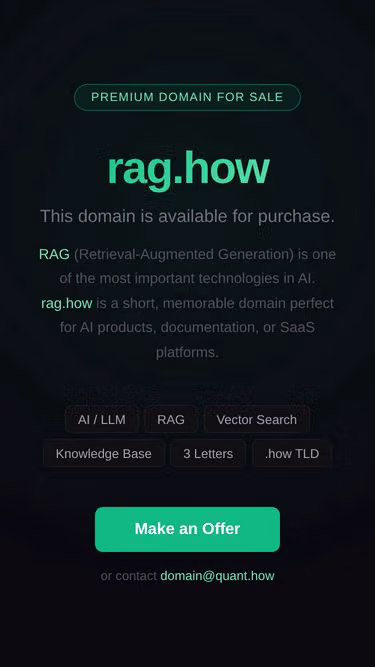 Screenshot of rag.how