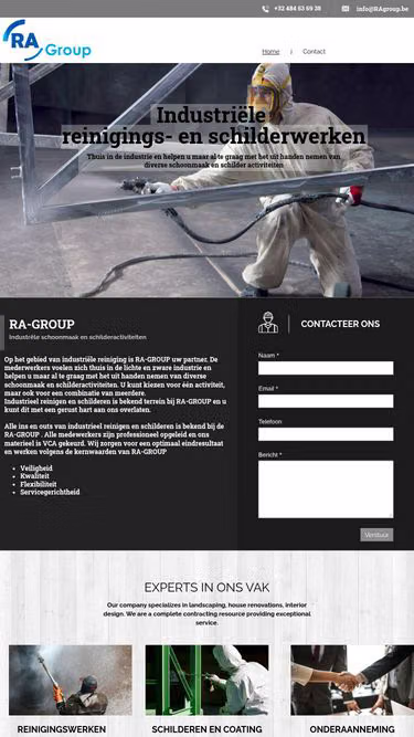 Screenshot of ragroup.be
