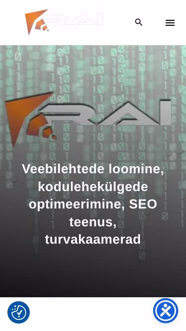Screenshot of rai.ee