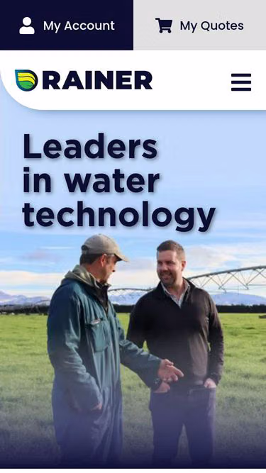 Screenshot of rainer.co.nz