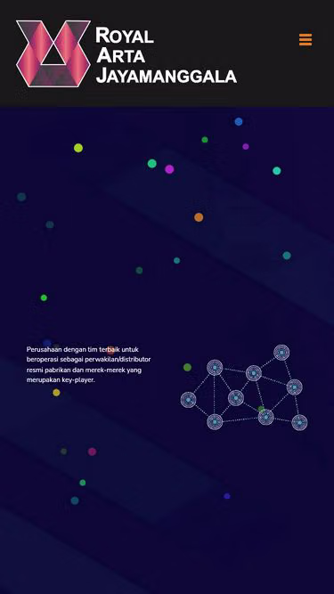 Screenshot of raj.co.id