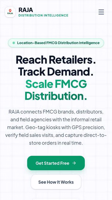 Screenshot of raja.ng