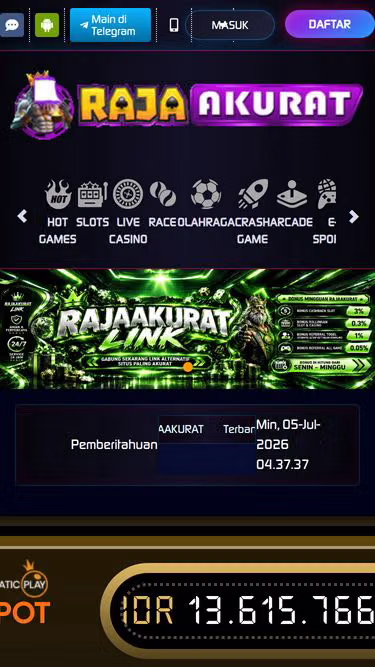 Screenshot of rajaakurat.ink