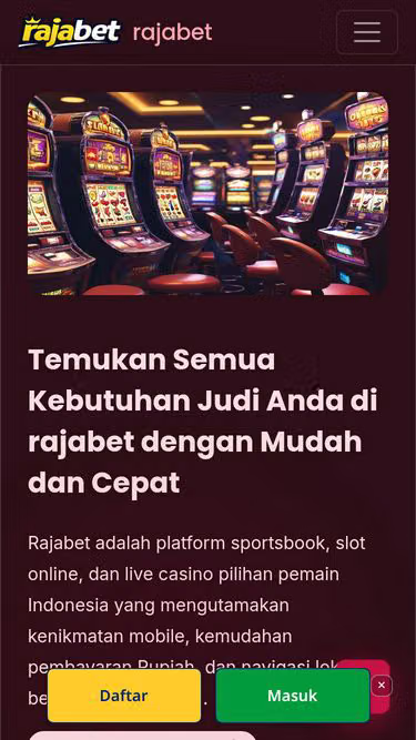 Screenshot of rajabet.bar