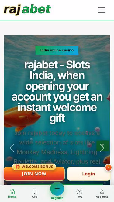 Screenshot of rajabet.best
