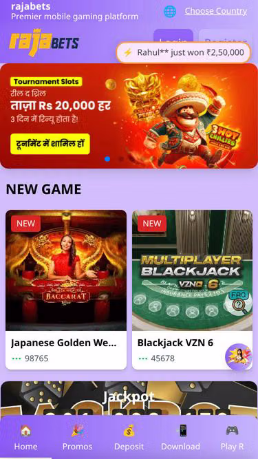 Screenshot of rajabet.info