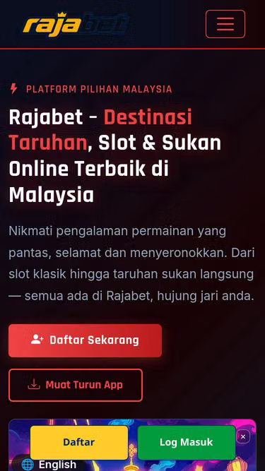 Screenshot of rajabet.vin