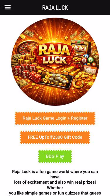 Screenshot of rajaluck.site