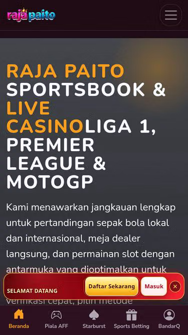 Screenshot of rajapaito.online