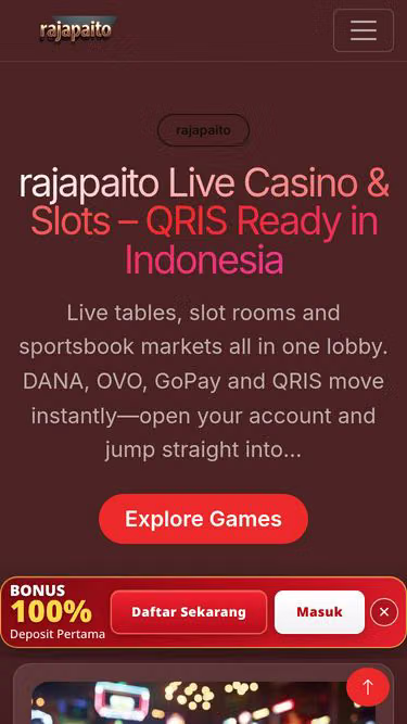 Screenshot of rajapaito.vip