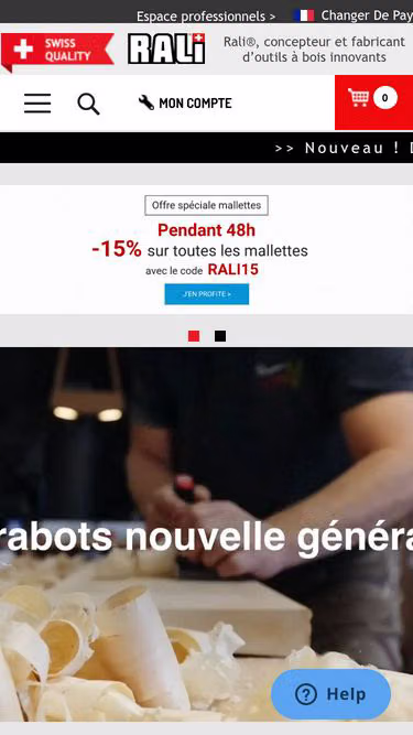 Screenshot of rali.fr