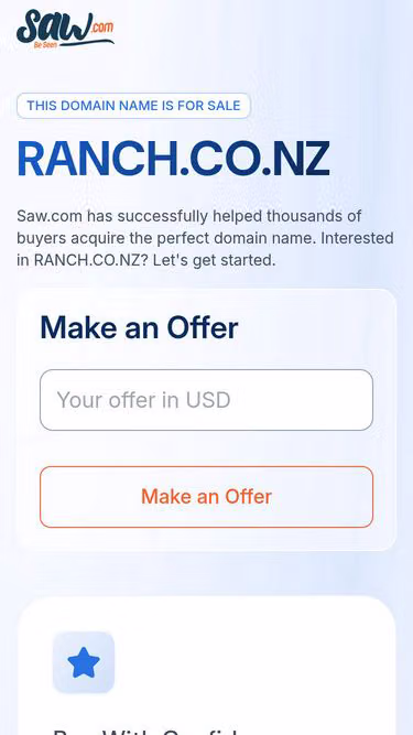 Screenshot of ranch.co.nz