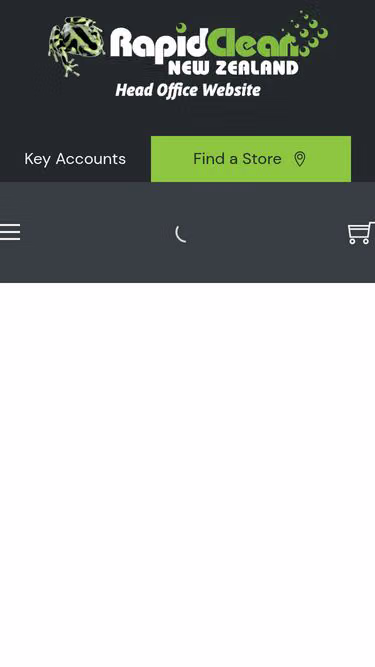 Screenshot of rapidclean.co.nz