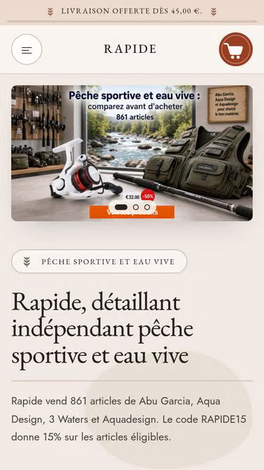 Screenshot of rapide.sale