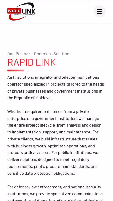Screenshot of rapidlink.md