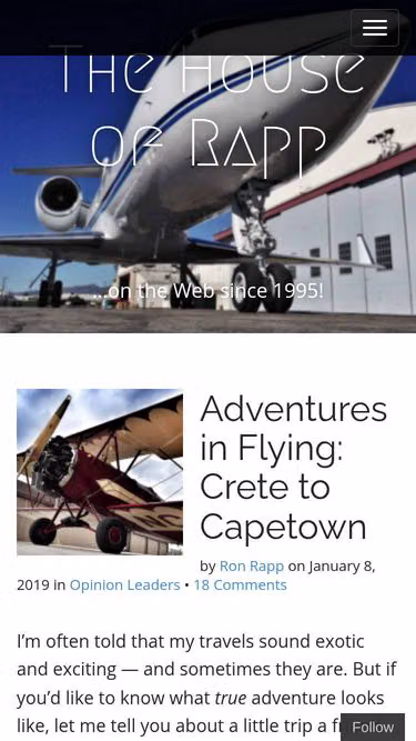 Screenshot of rapp.org