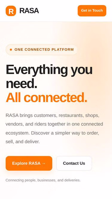 Screenshot of rasa.af