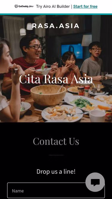 Screenshot of rasa.asia
