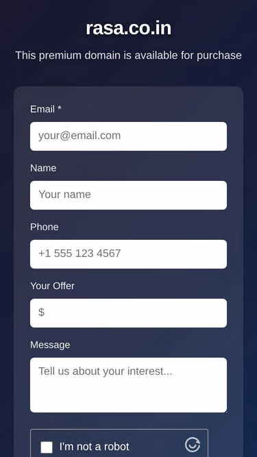 Screenshot of rasa.co.in